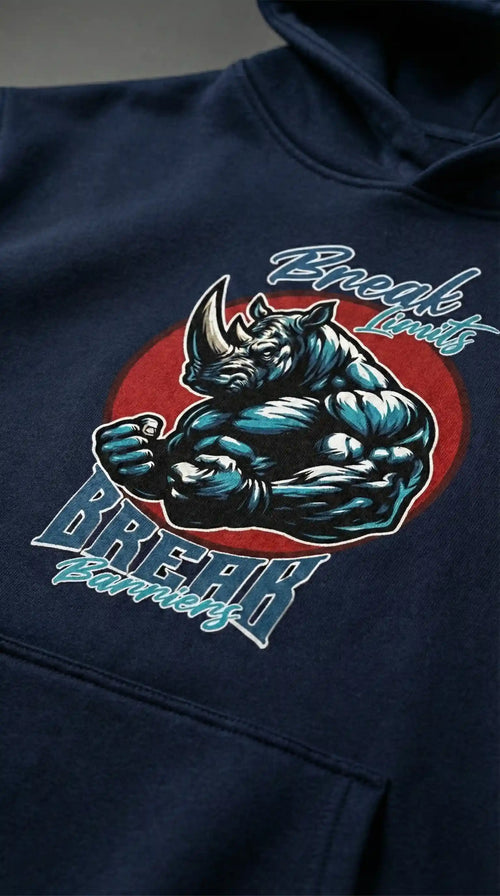 Break Limits Break Barriers — Unisex Premium Oversized Hoodie