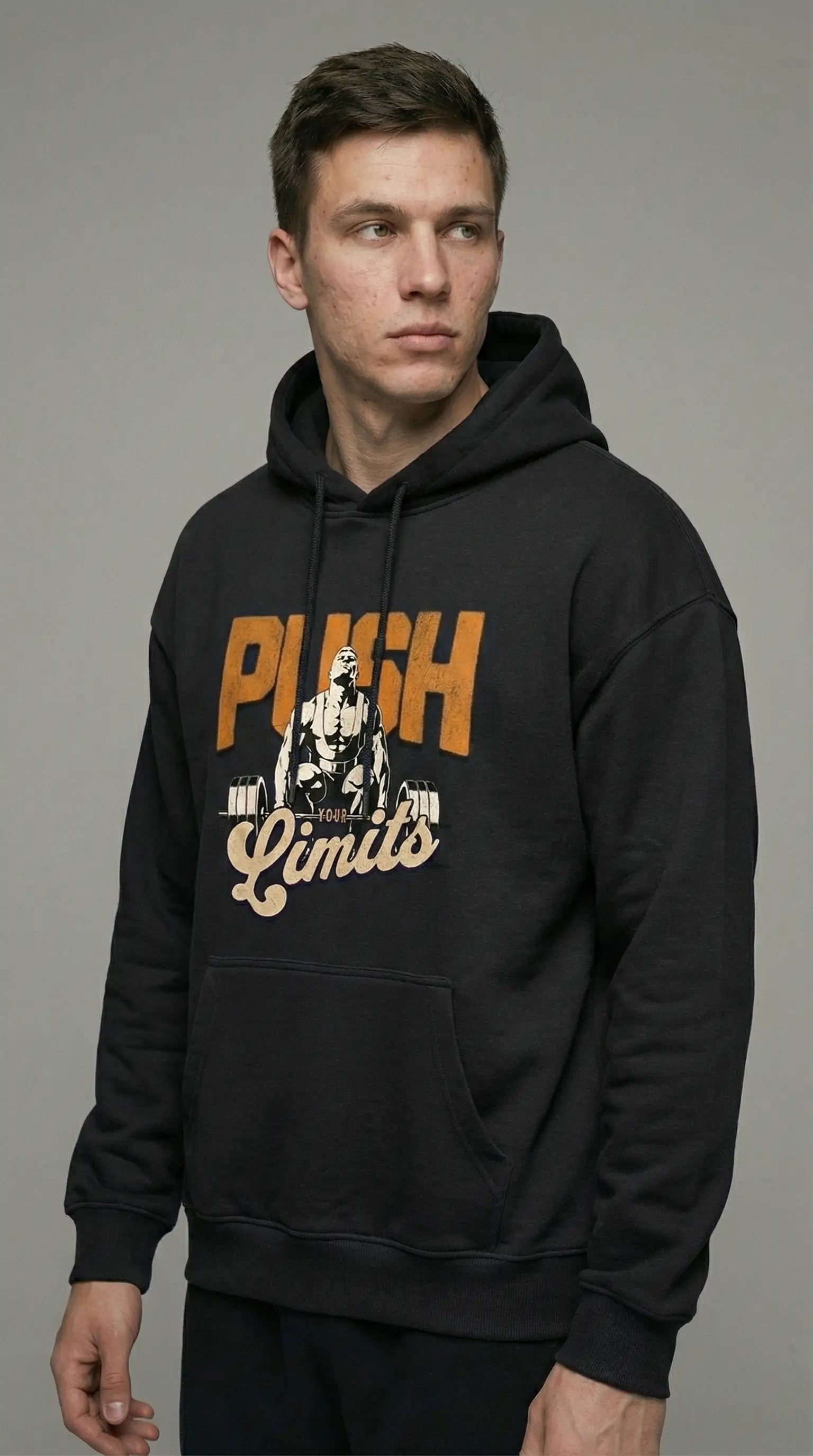 Push Your Limits — Unisex Premium Oversized Hoodie