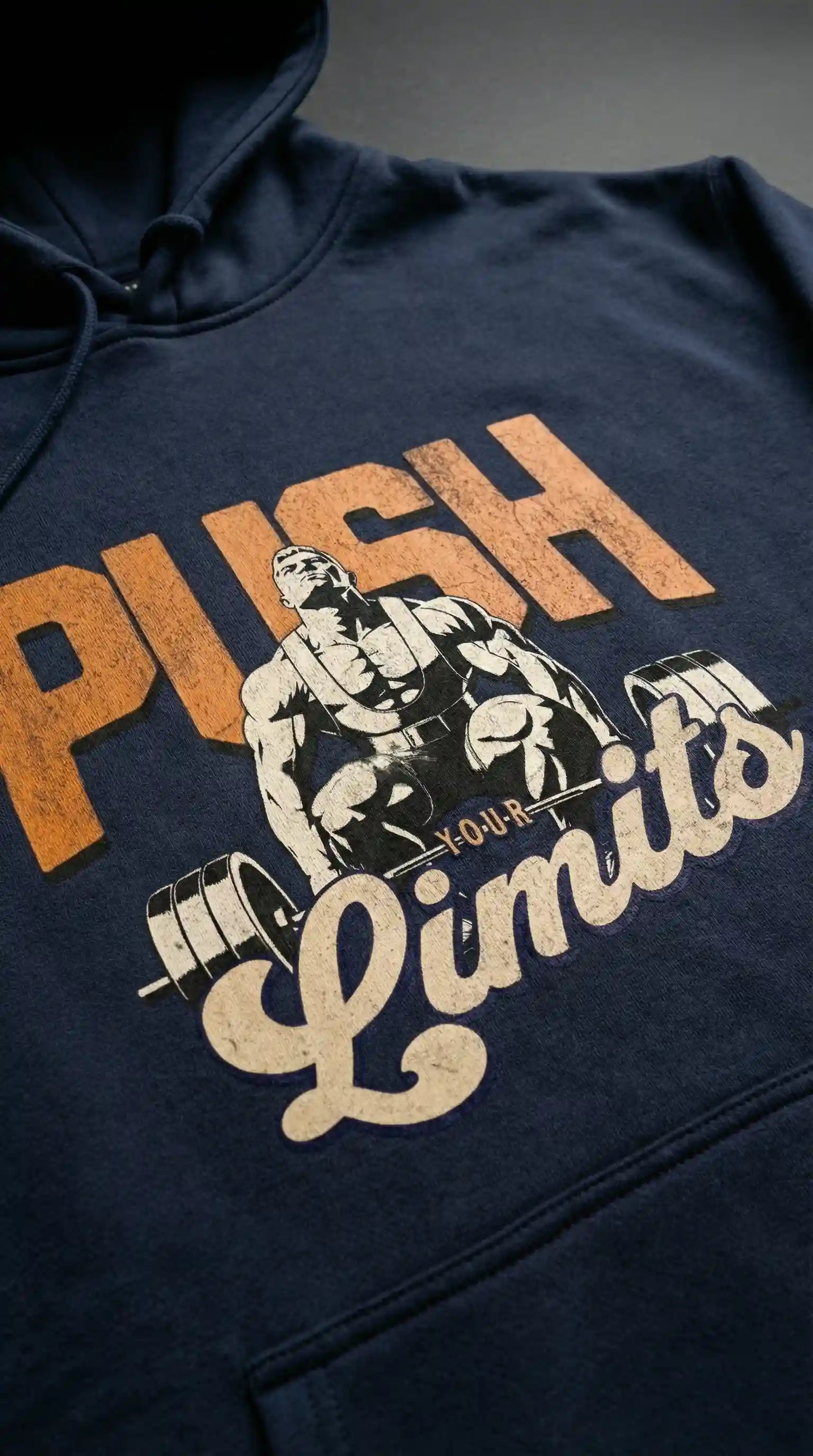 Push Your Limits — Unisex Premium Oversized Hoodie