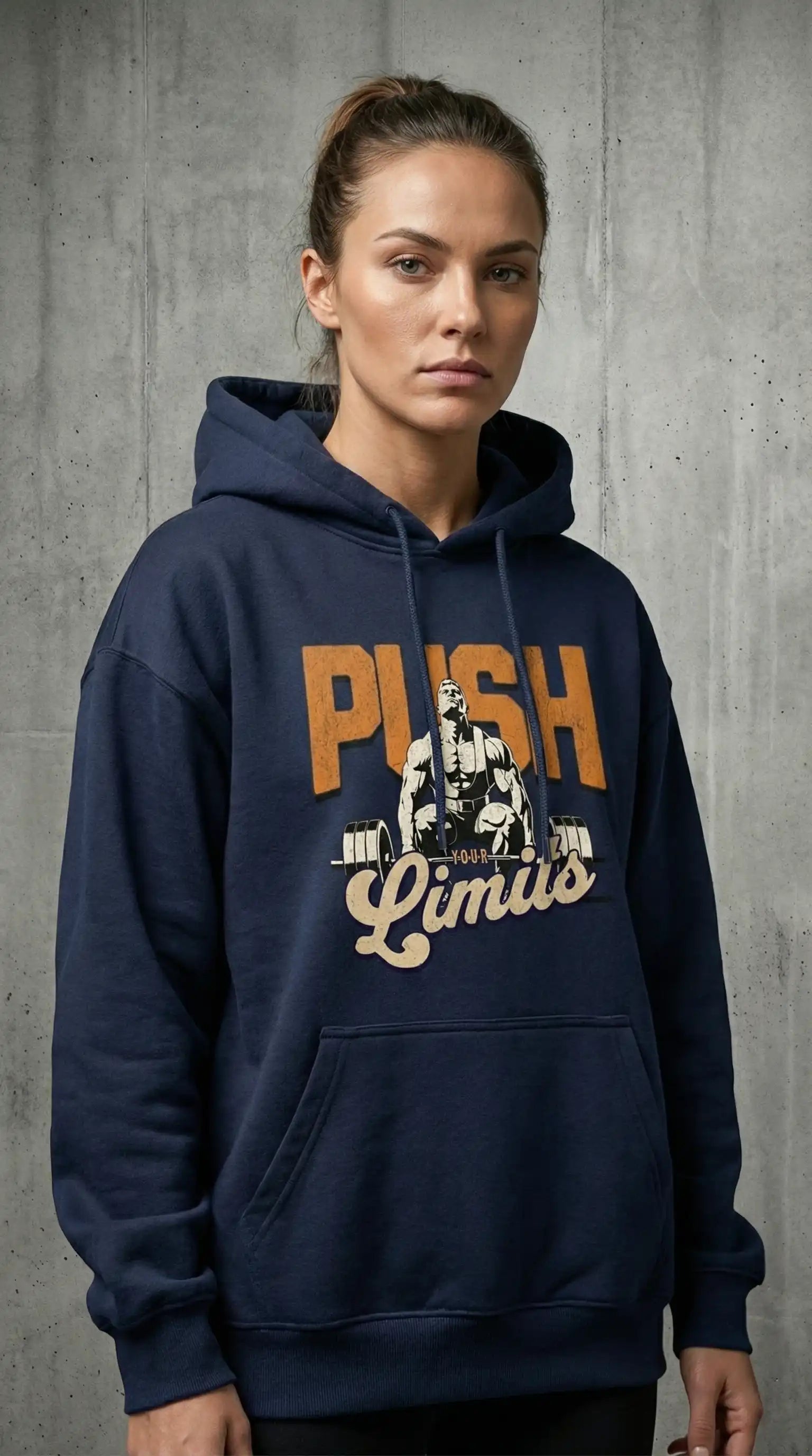 Push Your Limits — Unisex Premium Oversized Hoodie