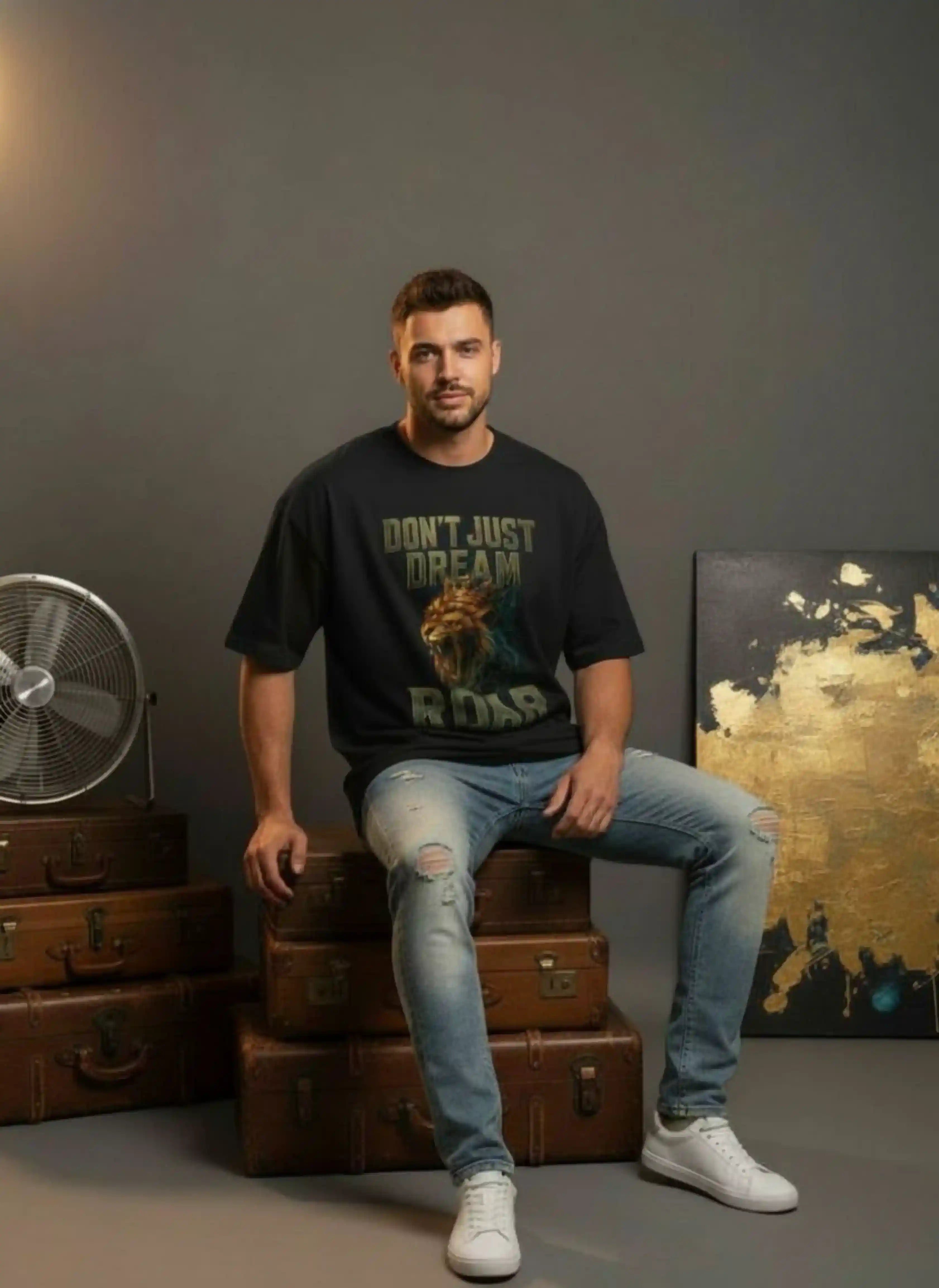 Roar | Unisex Premium Oversized T-Shirt – Heavyweight Streetwear