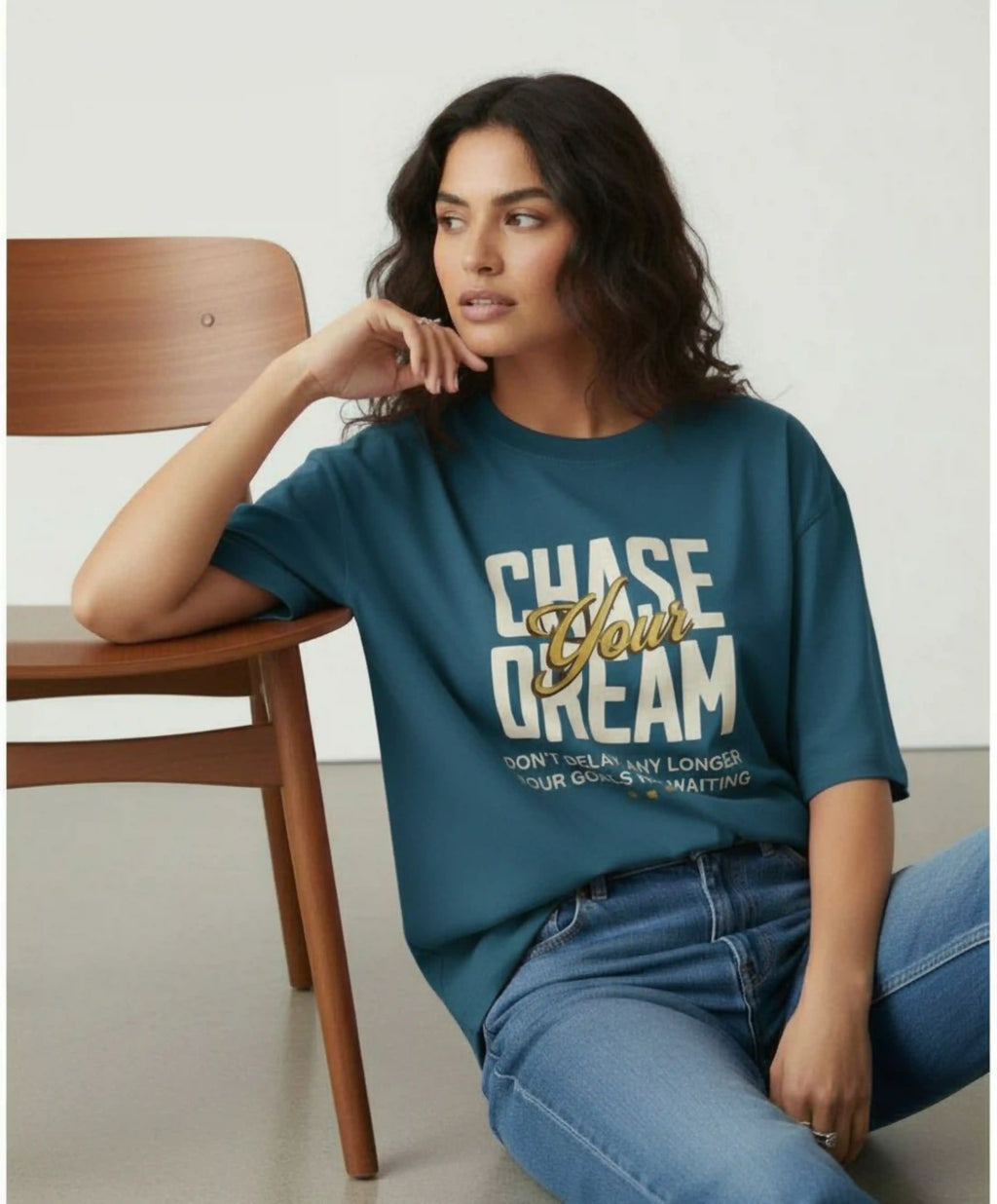 Chase Your Dreams | Unisex Premium Oversized T-Shirt – Heavyweight Streetwear