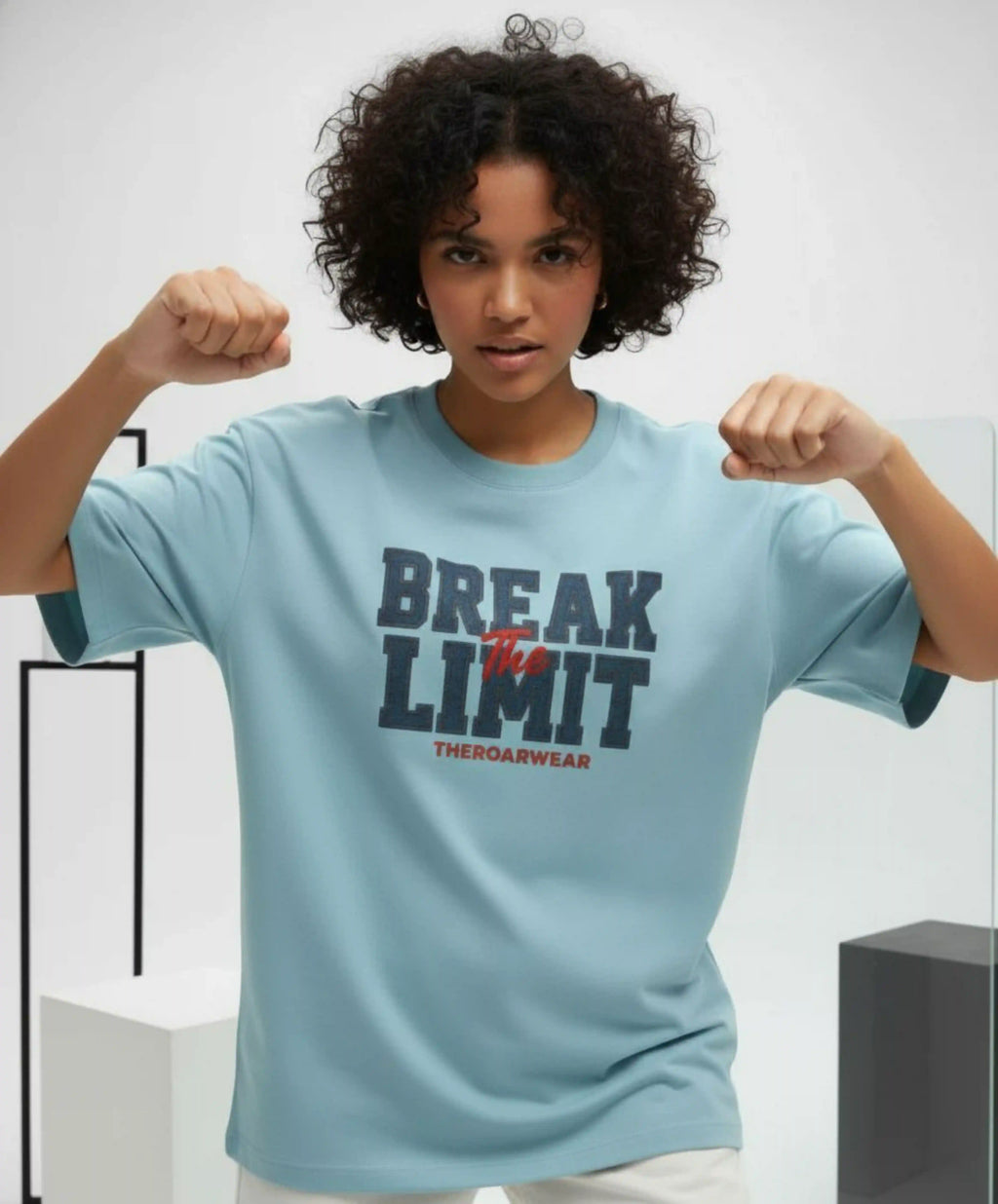 Break the Limit | Unisex Premium Oversized T-Shirt – Heavyweight Streetwear