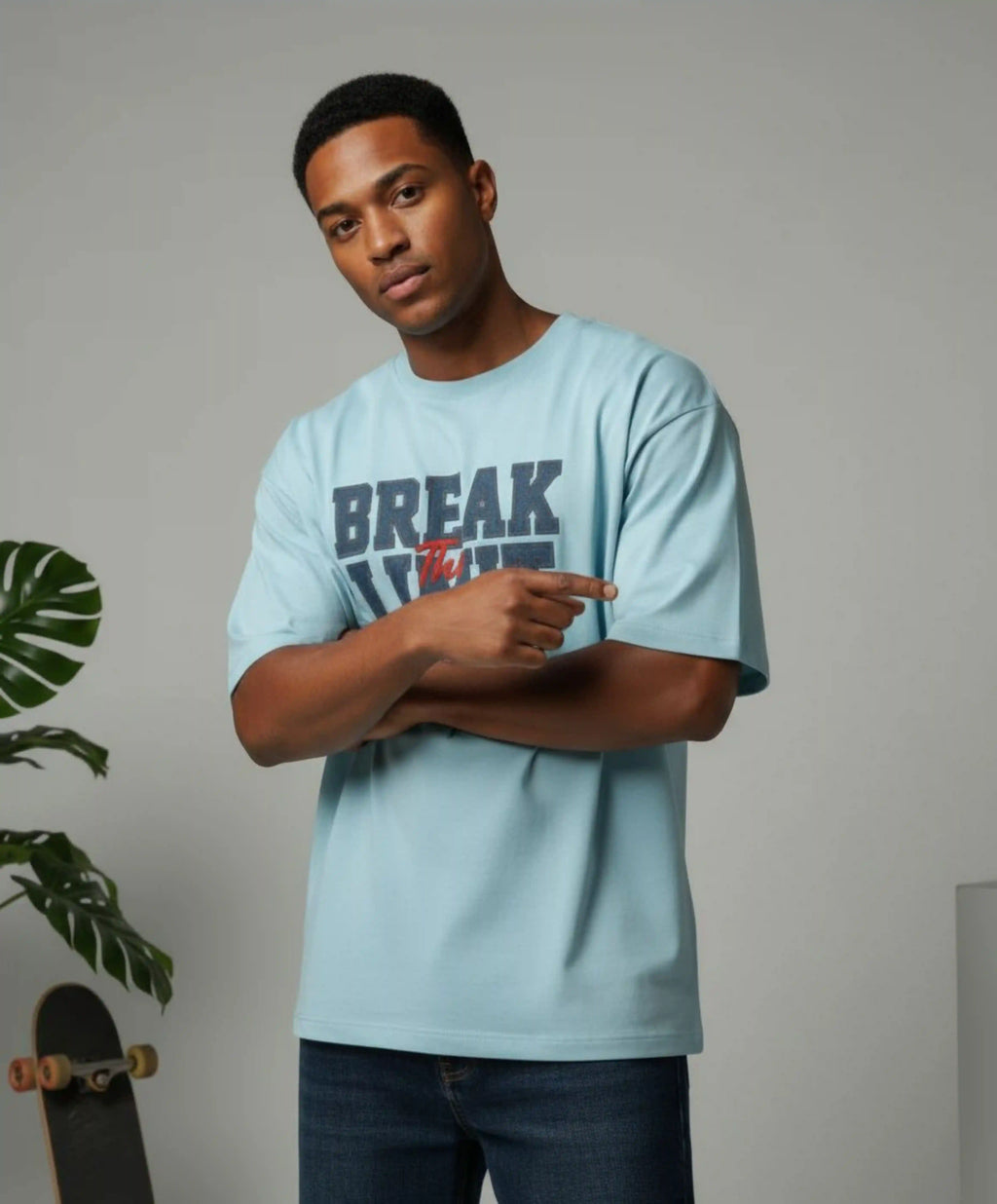 Break the Limit | Unisex Premium Oversized T-Shirt – Heavyweight Streetwear
