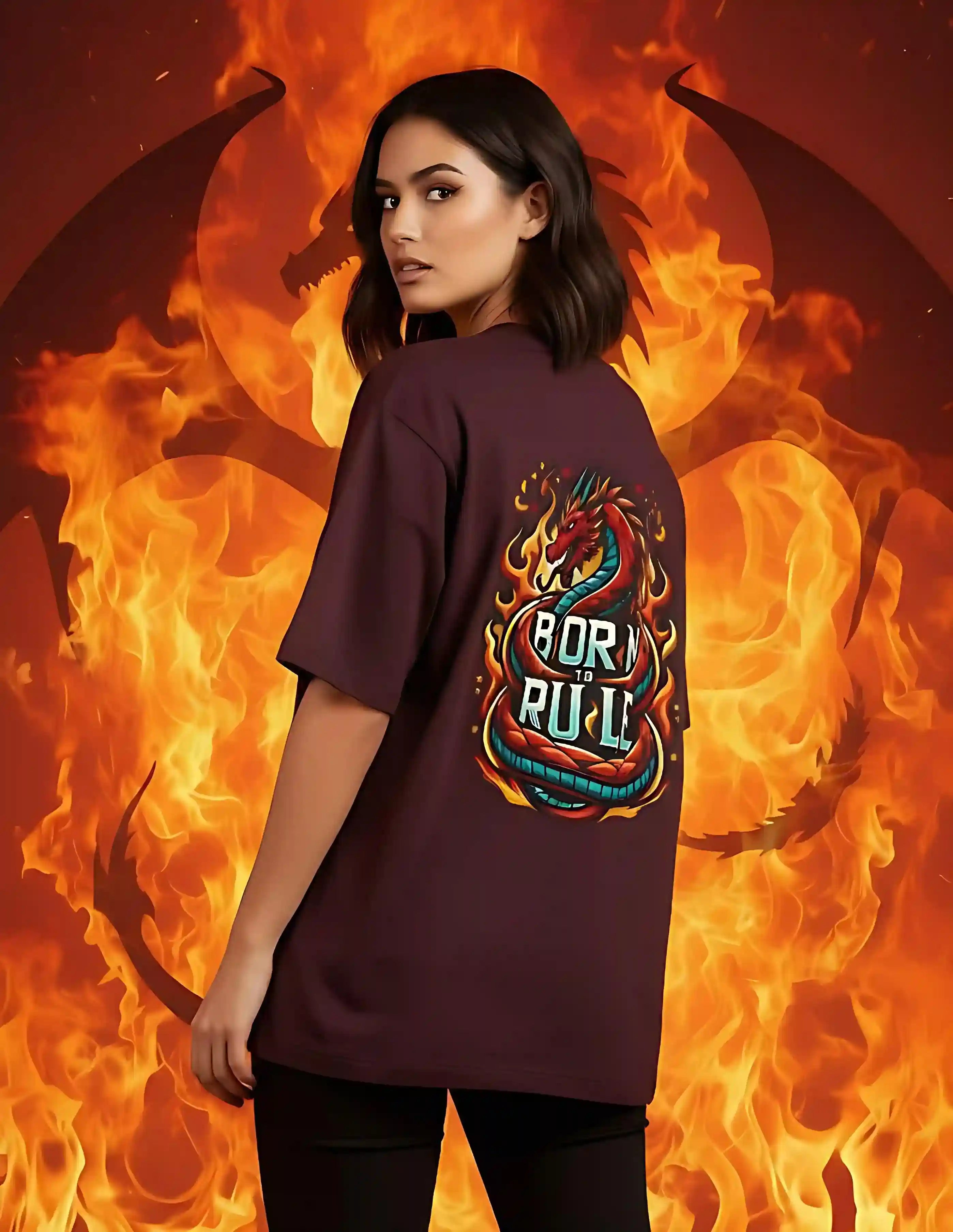 Born to Rule | Unisex Premium Oversized T-Shirt – Heavyweight Streetwear