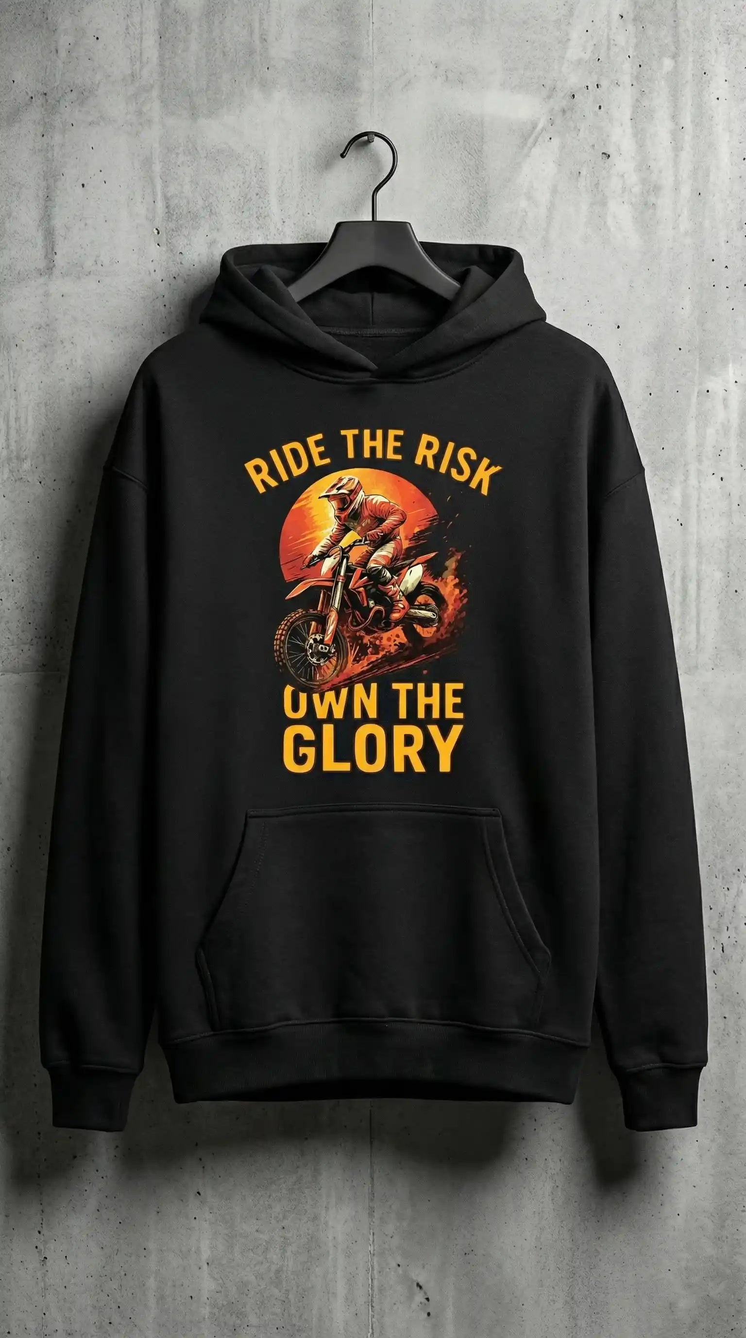 Ride the Risk — Unisex Premium Oversized Hoodie