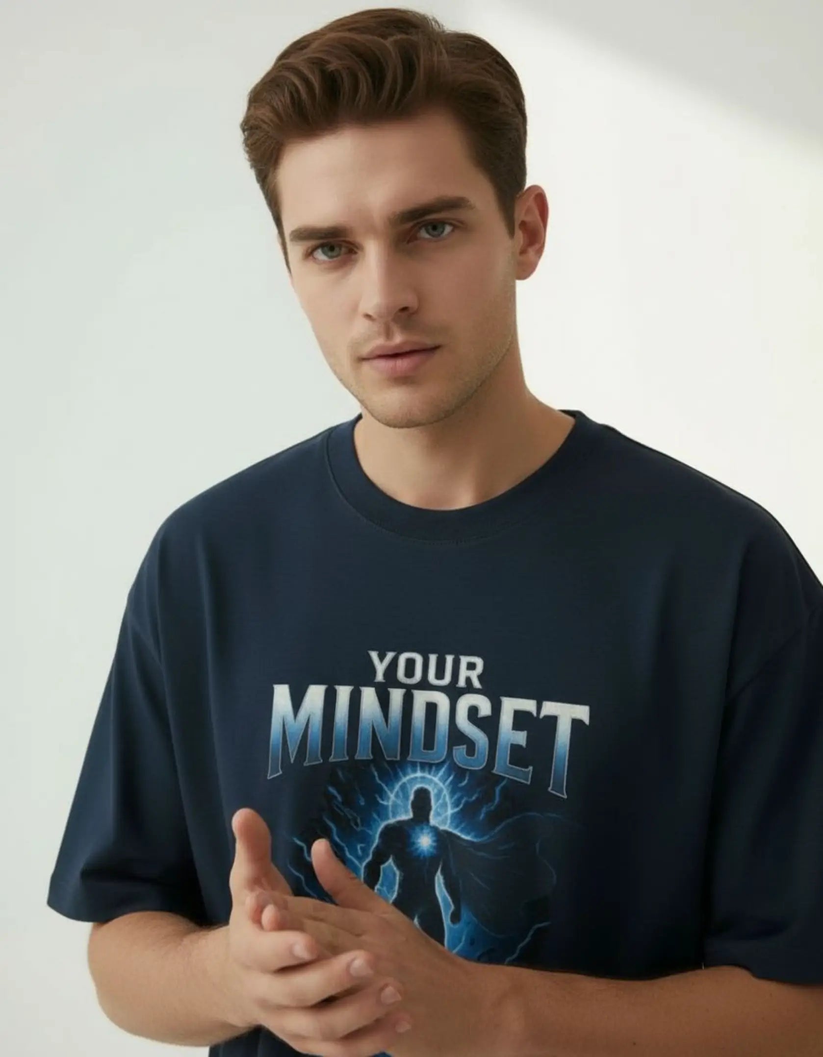 Your Mindset is Your Superpower | Unisex Premium Oversized T-Shirt – Heavyweight Streetwear