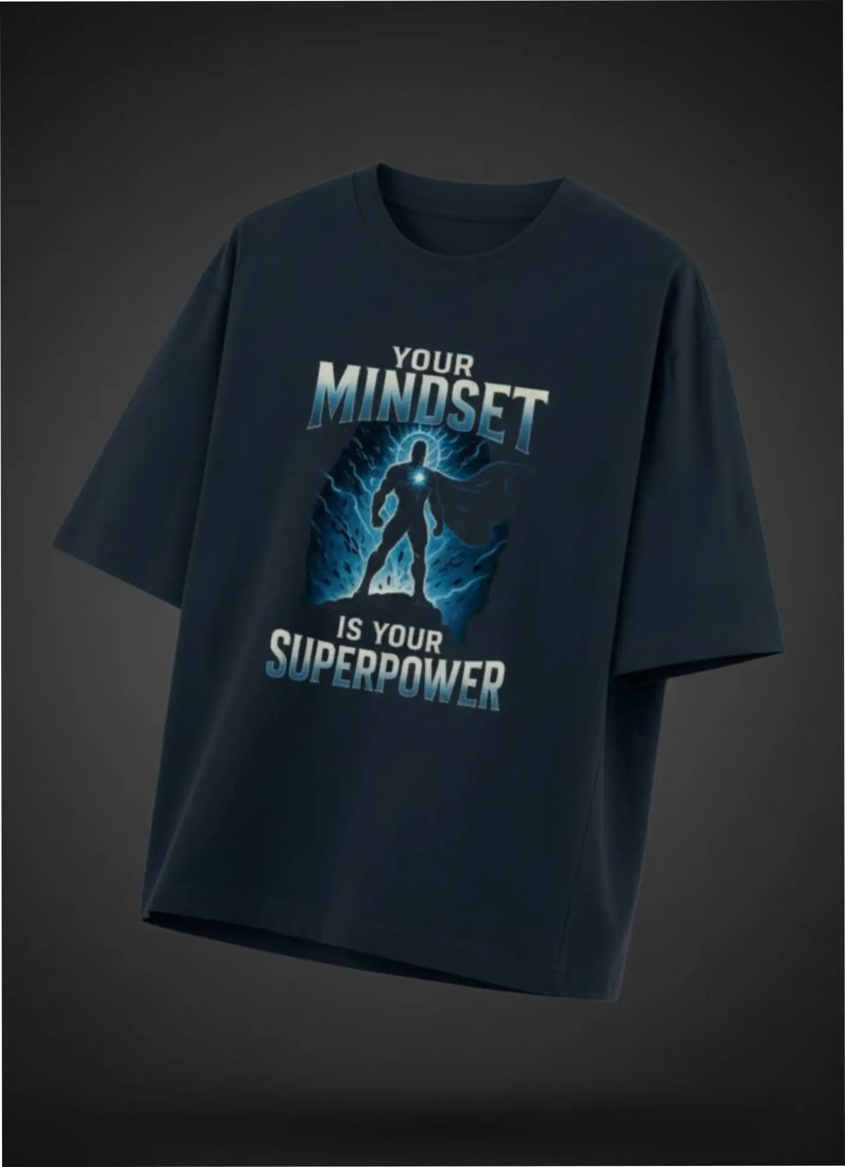 Your Mindset is Your Superpower | Unisex Premium Oversized T-Shirt – Heavyweight Streetwear