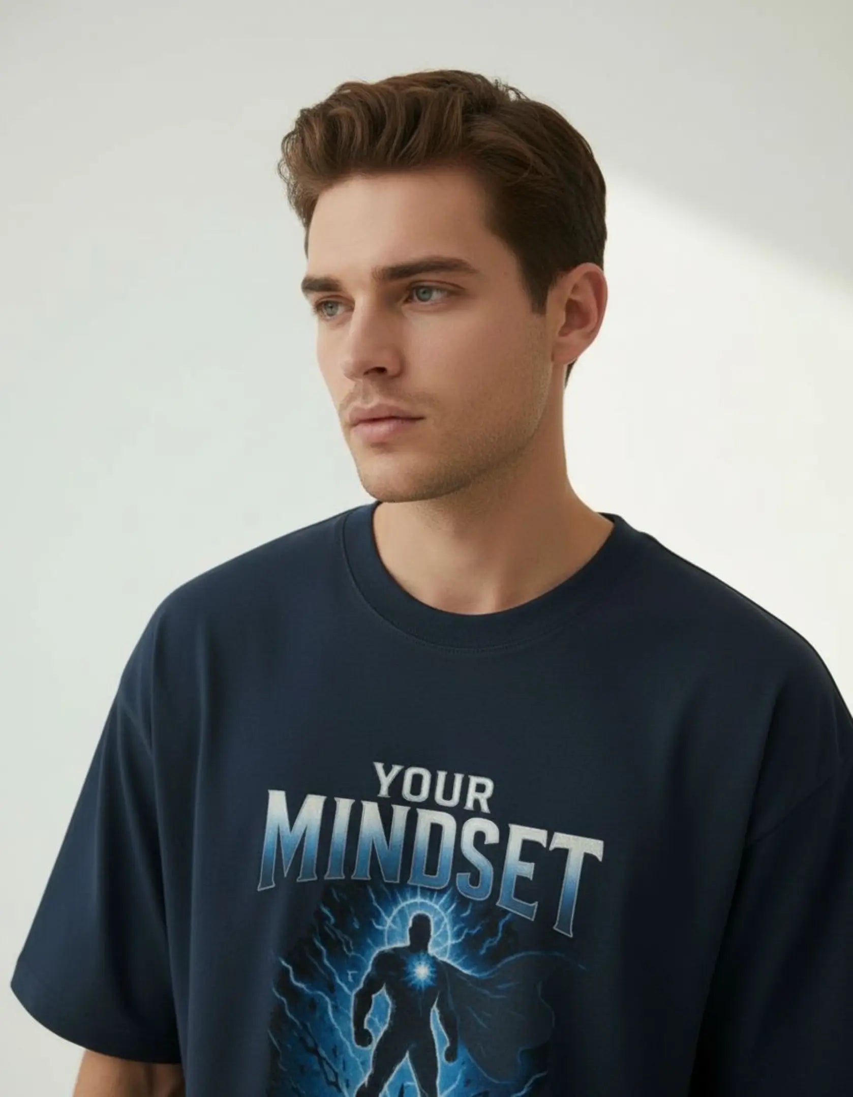 Your Mindset is Your Superpower | Unisex Premium Oversized T-Shirt – Heavyweight Streetwear