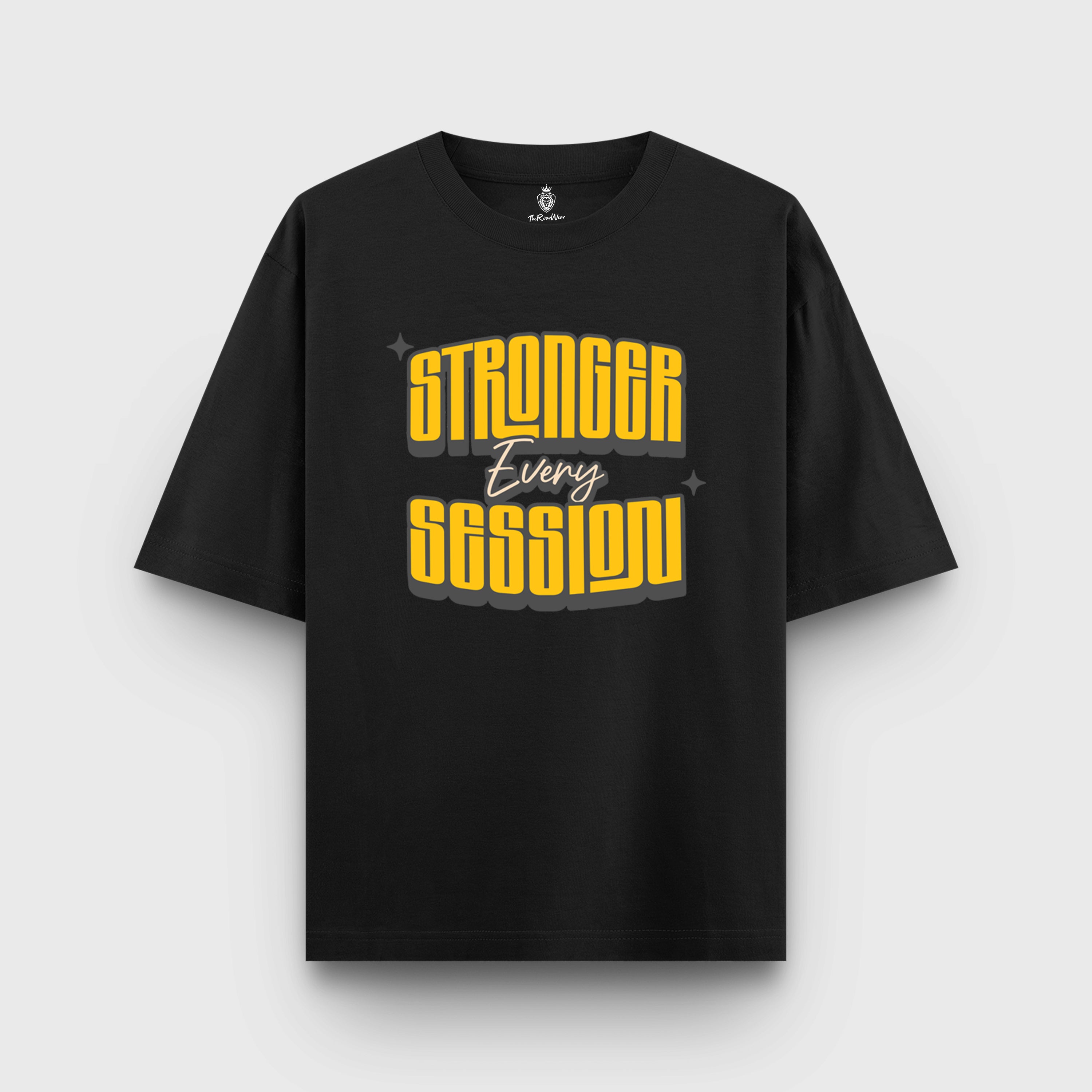 Stronger Every session | Unisex Premium Oversized T-Shirt – Heavyweight Streetwear