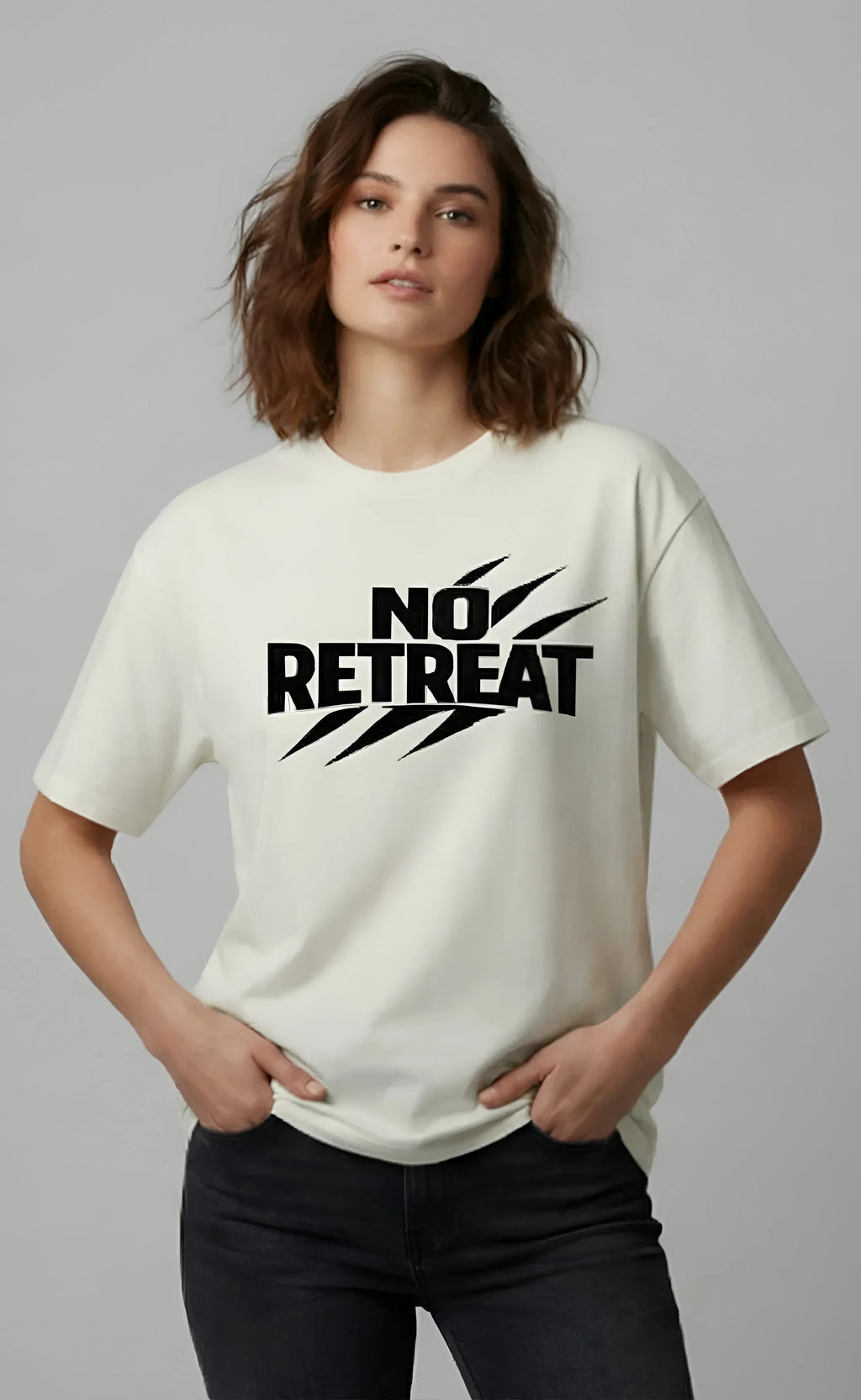 No Retreat Oversized T-Shirt