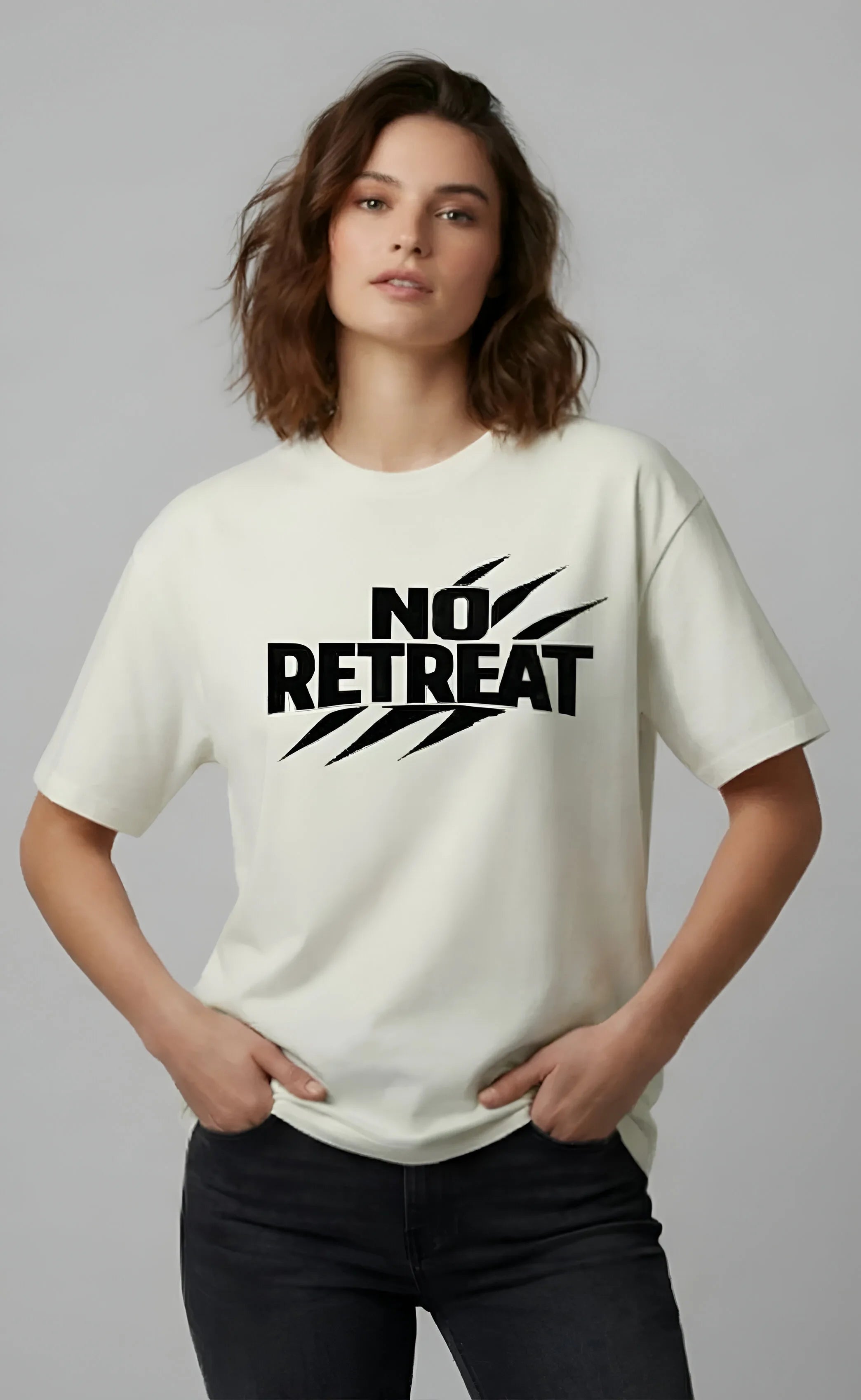 No Retreat Oversized T-Shirt
