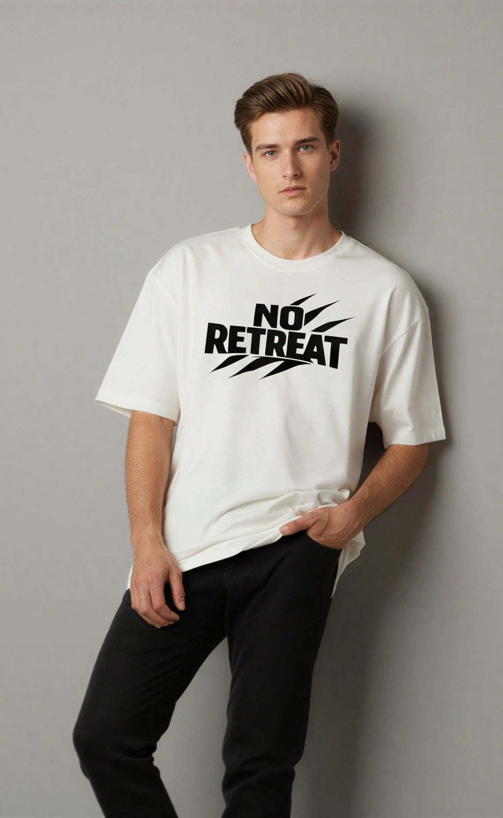 No Retreat Oversized T-Shirt