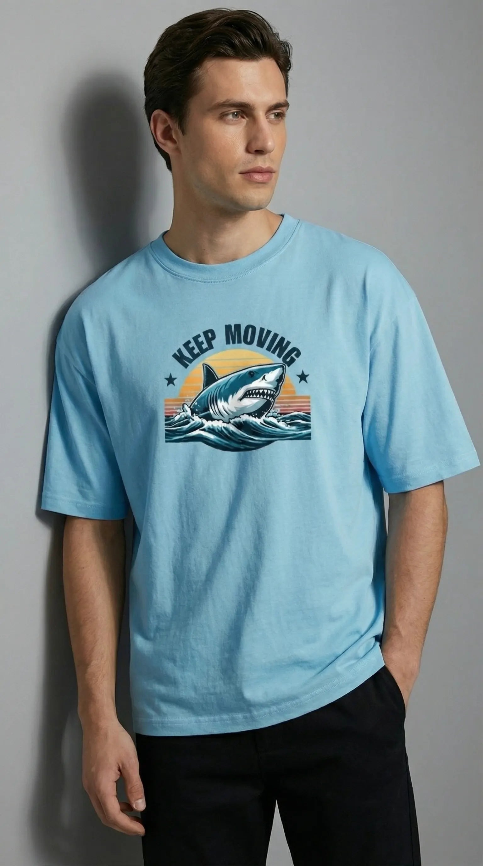 Keep Moving — Unisex Premium Oversized T-Shirt
