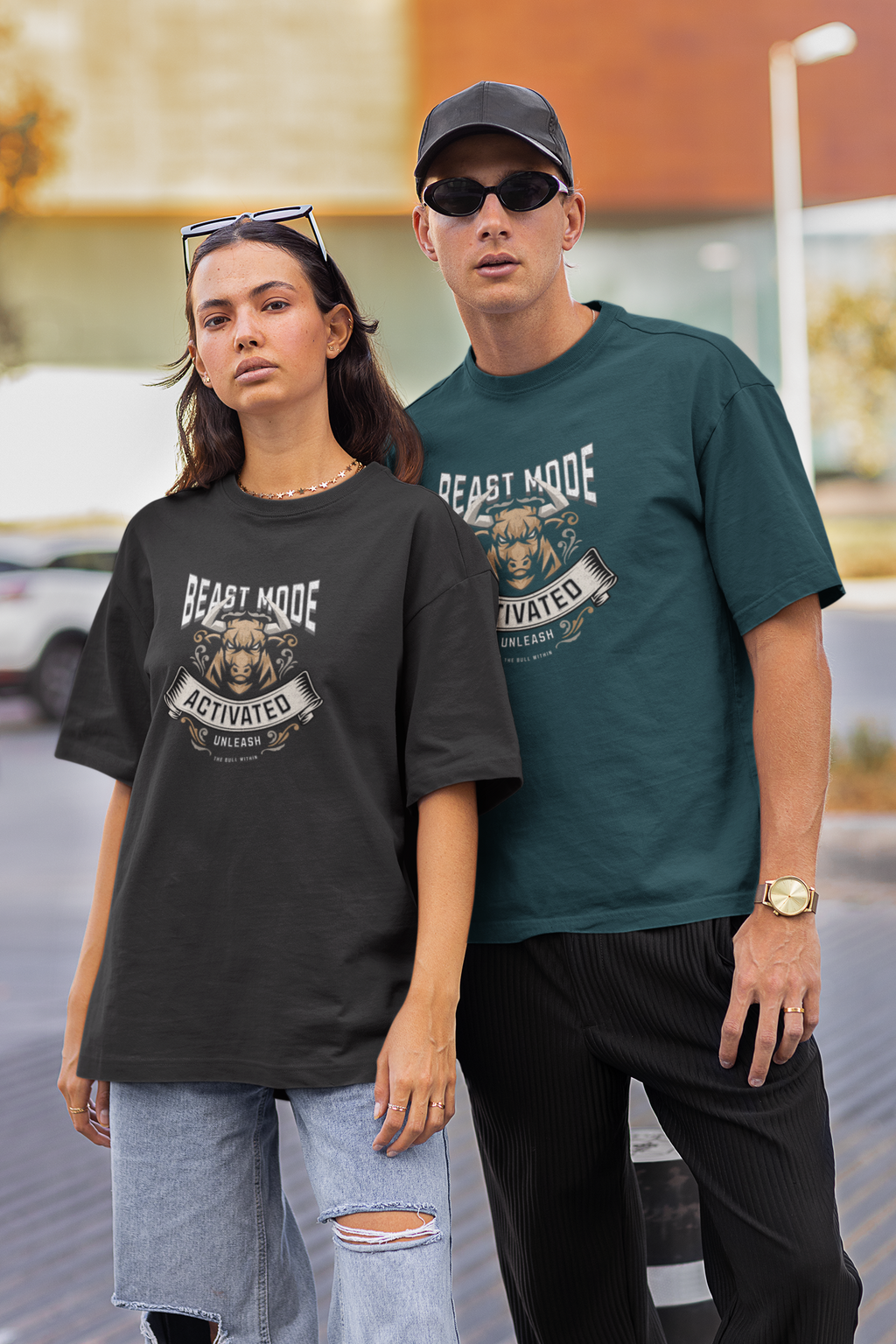 Beast Mode Activated | Unisex Premium Oversized T-Shirt – Heavyweight Streetwear