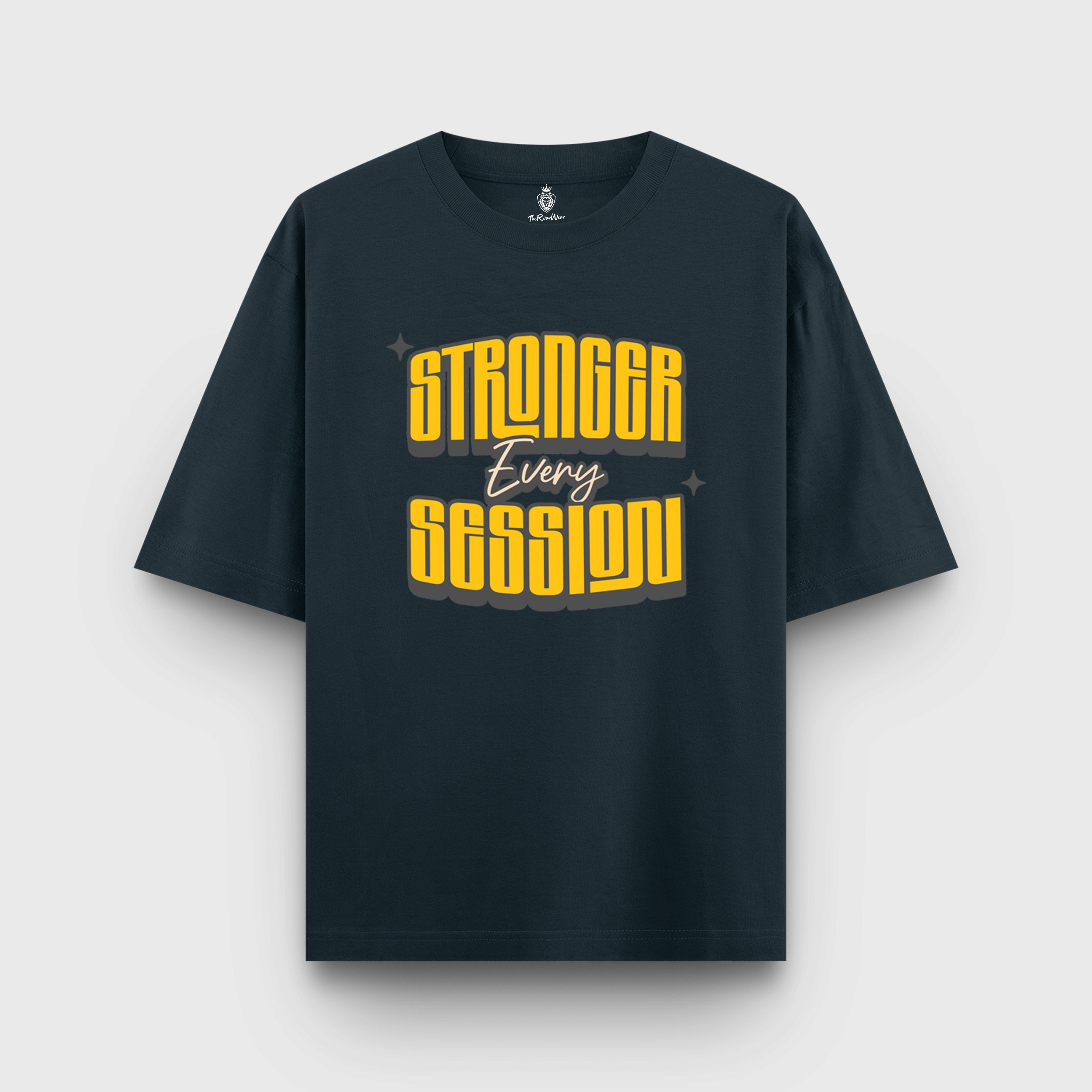 Stronger Every session | Unisex Premium Oversized T-Shirt – Heavyweight Streetwear
